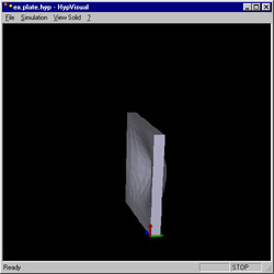 Screenshot of a deformed cube
